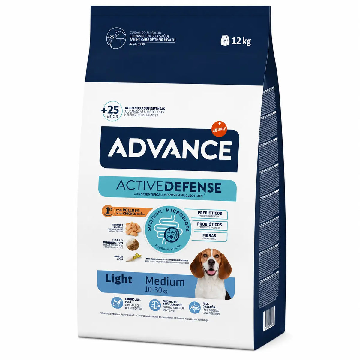 Advance Canine Adult Light Medium Kana 12 kg