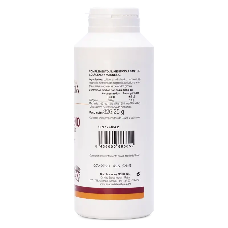Ana Maria Lajusticia: Kollageeni ja magnesium, 2 x 450 tablettia