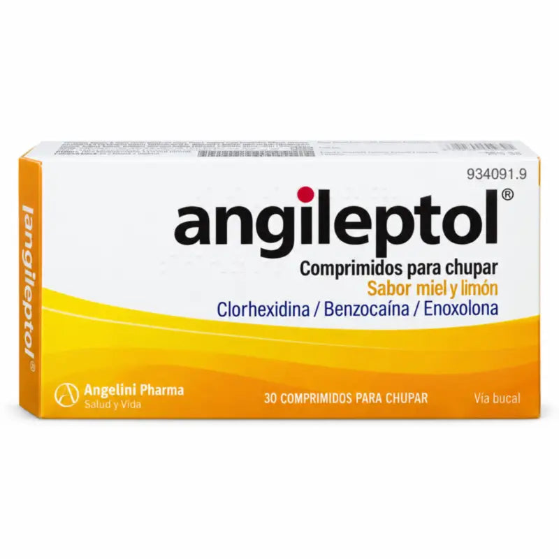 Angileptol, hunaja-sitruunan makuinen, 30 imutablettia
