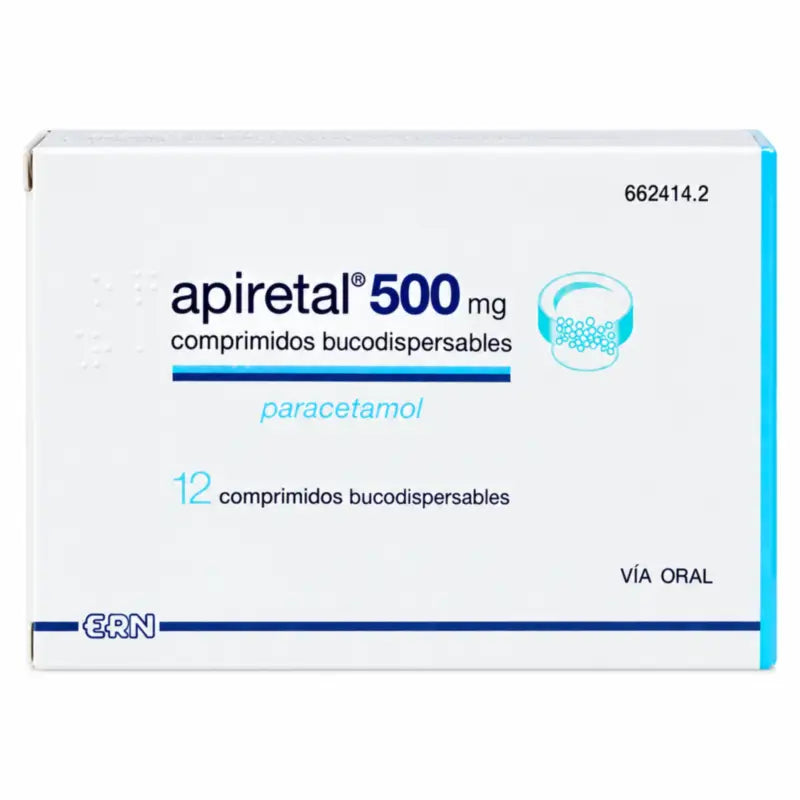 Apiretal 500 mg, 12 suussa hajoavaa tablettia