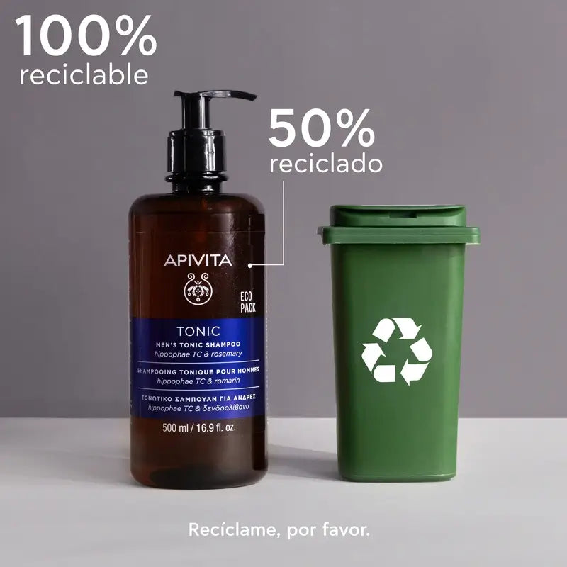Apivita Men Vahvistava shampoo hiustenlähtöön 500 ml