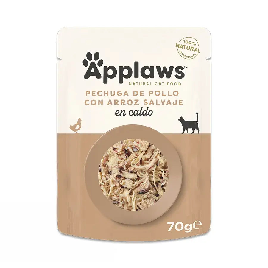 Applaws Cat -kanapussi riisin kera, 12 x 70 g
