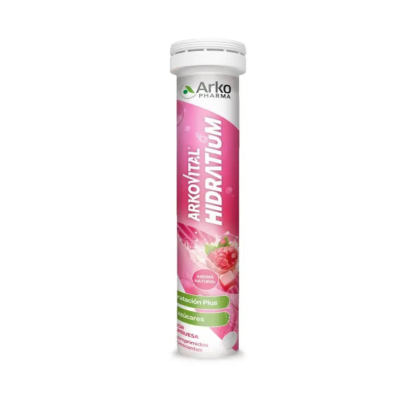 Arkovital Hidratium, vadelmanmakuinen - poreileva, 24 kpl