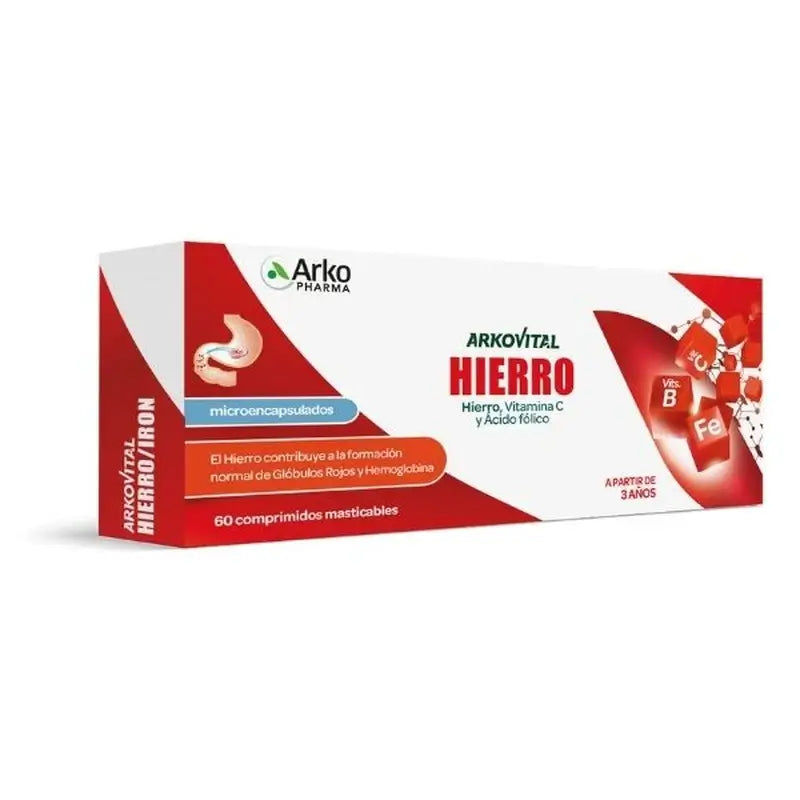 Arkovital-rauta-purutabletit, 60 kpl