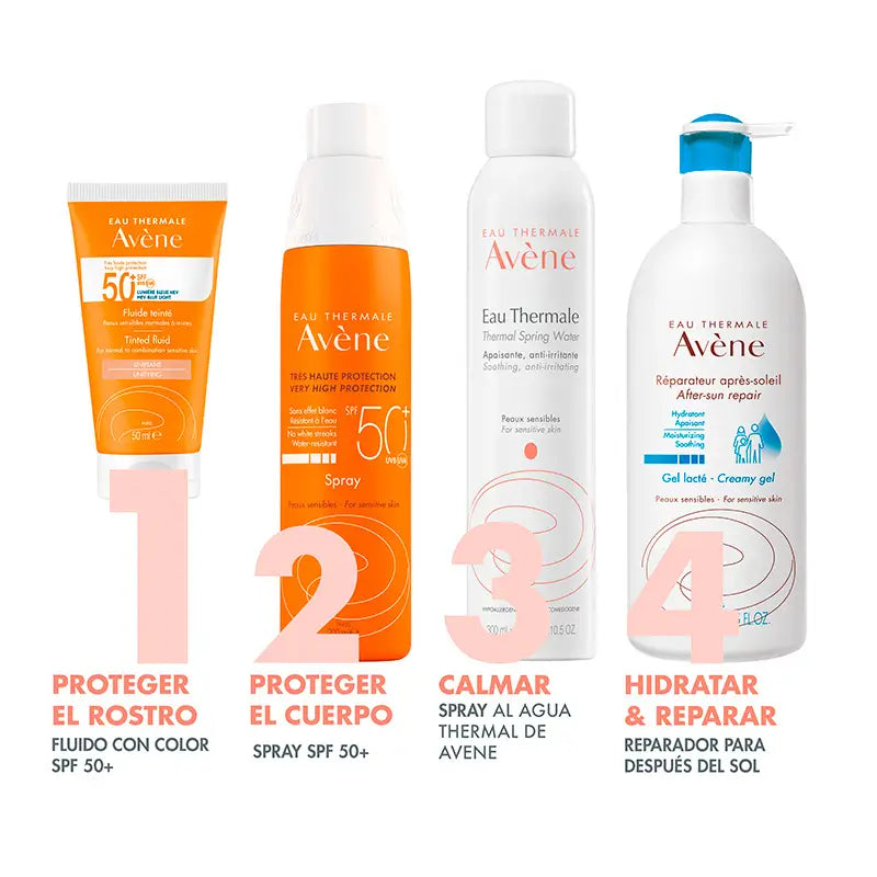 Avène Solar Fluido SPF50+, sävy 50 ml