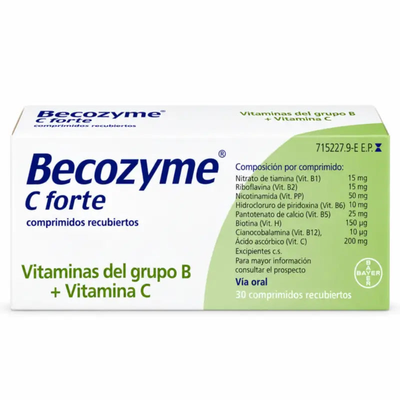 Becozyme C Forte, 30 tablettia