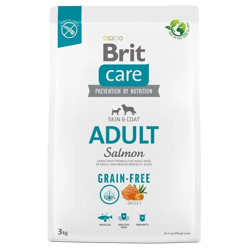 Brit Care Dog Adult Grain Free Salmon 3 kg koirille