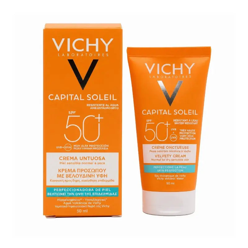 Vichy Capital Soleil kasvojen voide SPF50+, 50 ml