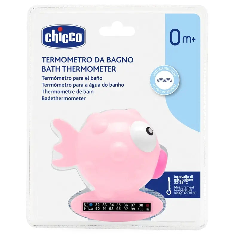 Chicco: vaaleanpunainen kalamainen lämpömittari