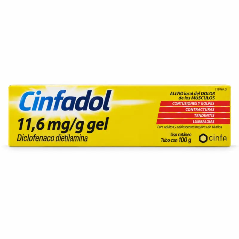 Cinfadol-geeli 11,6 mg 100 g
