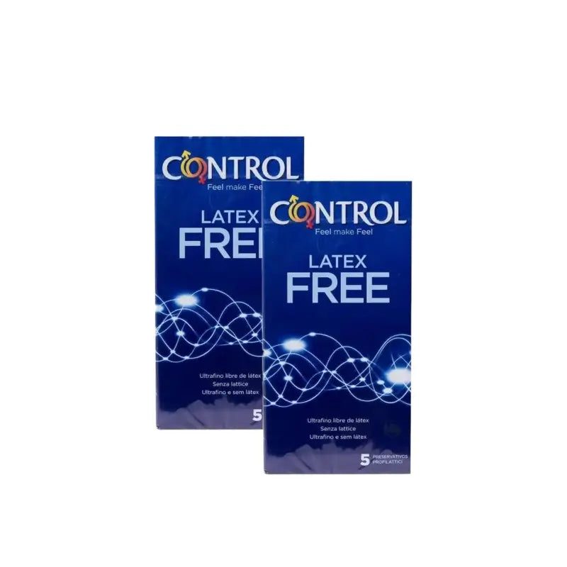 Control lateksittomat kondomit, 5 kpl, 2 pakkausta