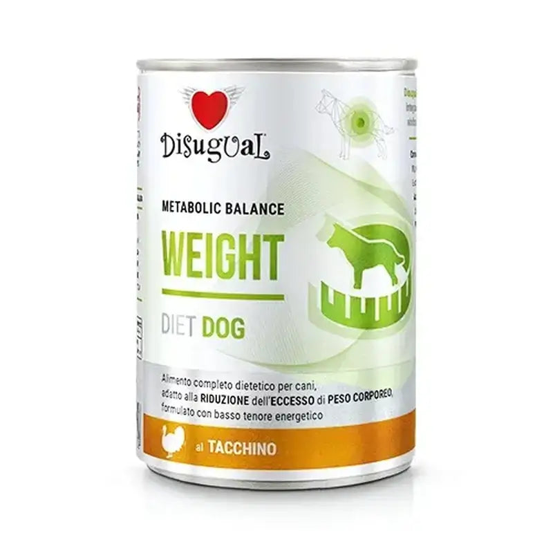 Disugual Diet Dog Weight Kalkkuna 6 x 400 g
