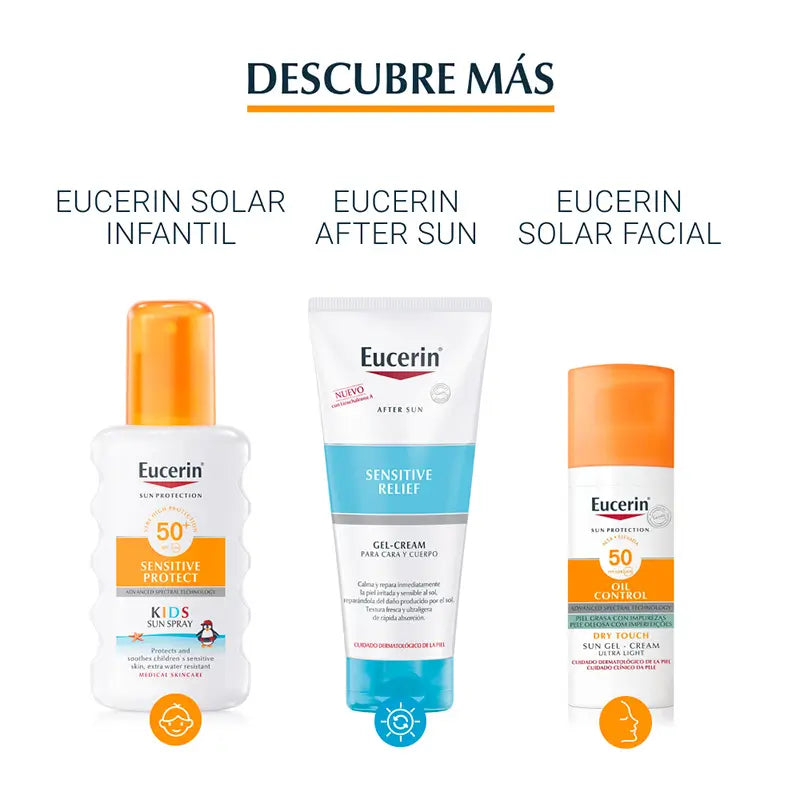 Eucerin Solar Sensitive Protect aurinkosuojasuihke SPF50, 200 ml