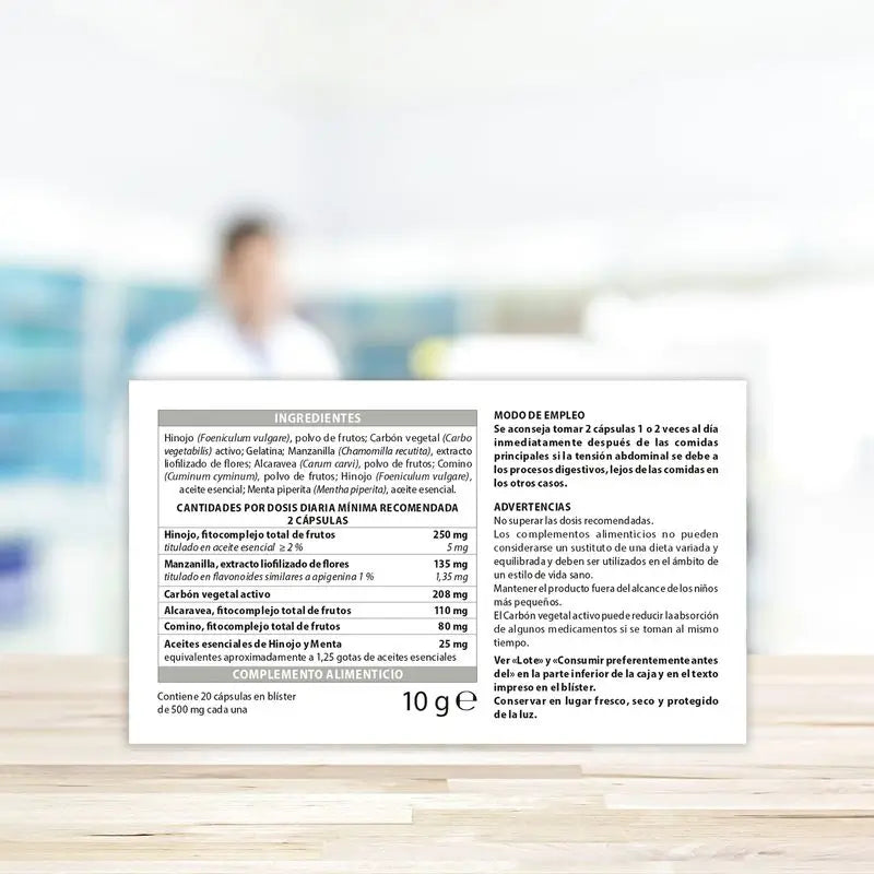 Aboca Finocarbo Plus Ruoansulatusta edistävä yrttitee, 20 pussia