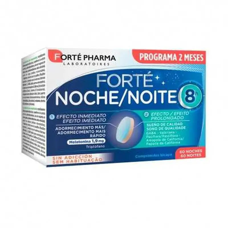 Forté Pharma Night 8H 60 Days, 60 Tablets
