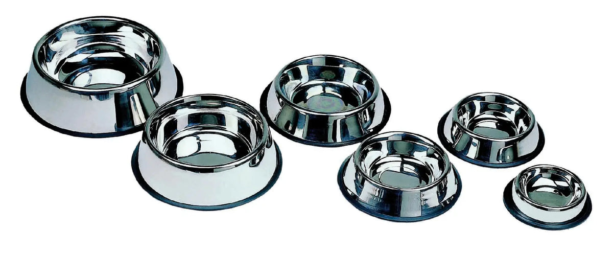 Freedog ruokakuppi, ruostumatonta terästä, liukumaton, 15 cm, 0,70 l