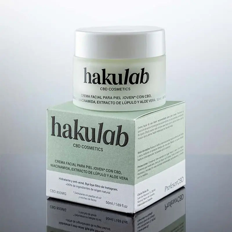 Hakulab Moisturising Face Cream For Young Skin With Cbd , 50 ml