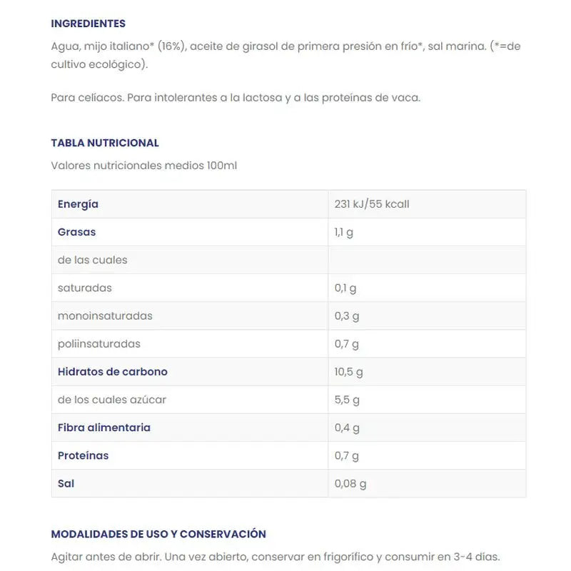 Isola Bio Luomumilletä, 1 l