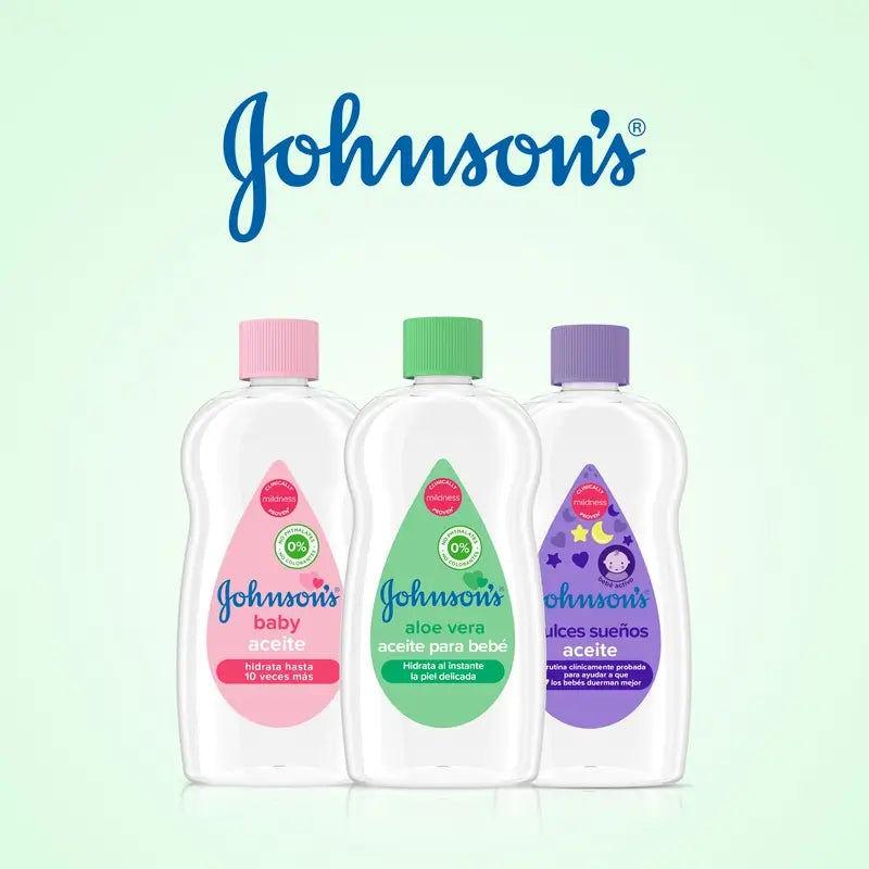 Johnson’s Baby Aloe Vera -öljy, kosteuttaa ja ravitsee välittömästi, 100 ml