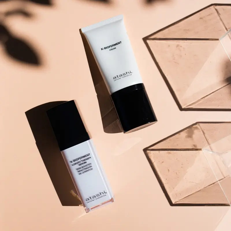 Atashi K-Bioferment Therapy Skin Booster -päivävoide ja meikkipohja 50 ml