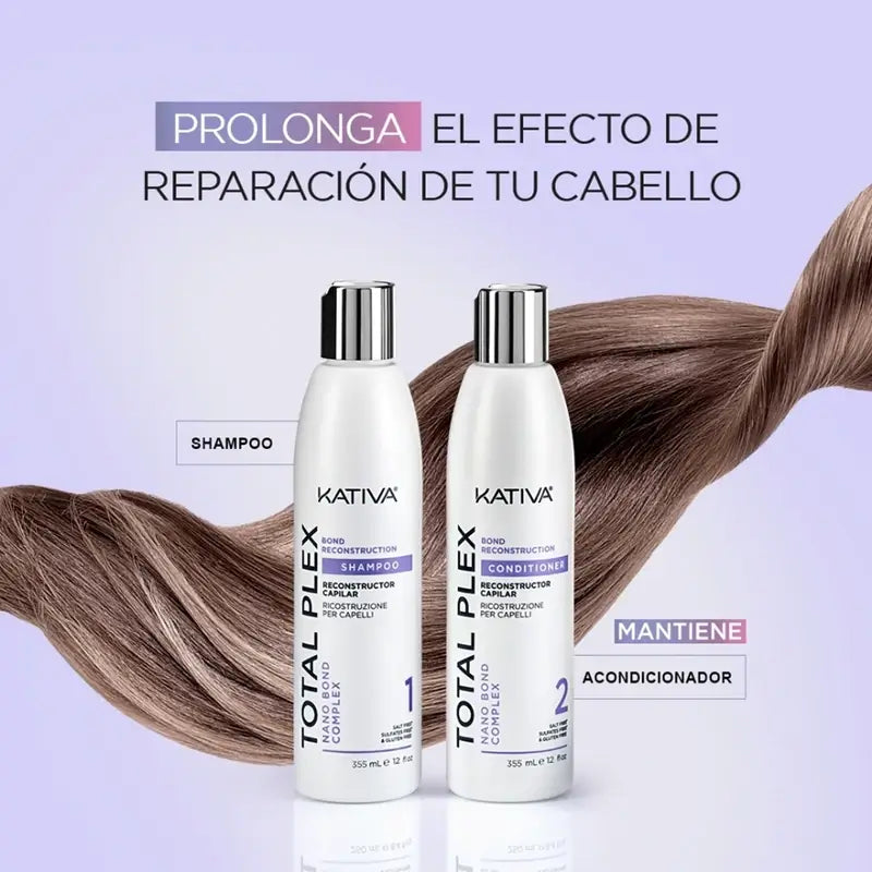 Kativa Total Plex -shampoo, 355 ml
