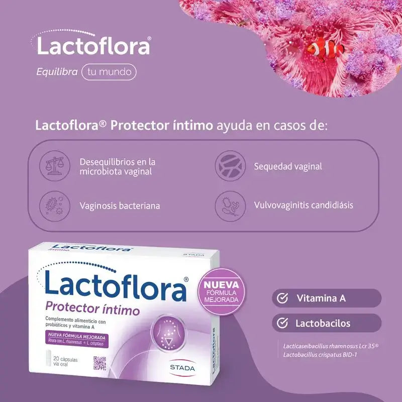 Lactoflora Intimihygienatuote 20 kapselia