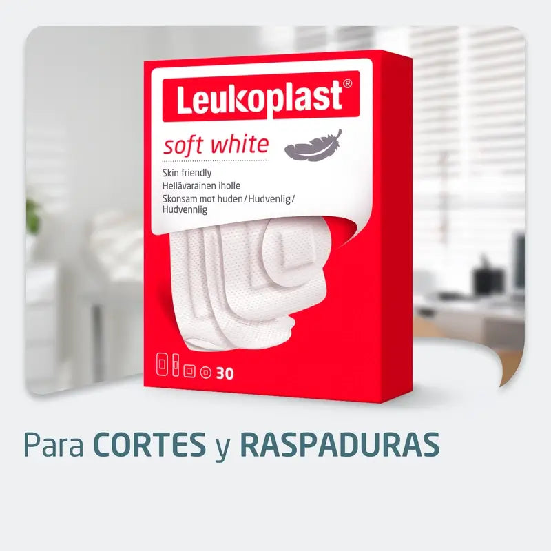 Leukoplast Soft White, 6 cm x 10 cm, 10 kpl