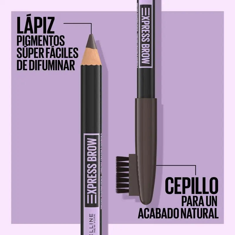 Maybelline New York Express Brow -kulmakynä, sävy 03 Soft Brown