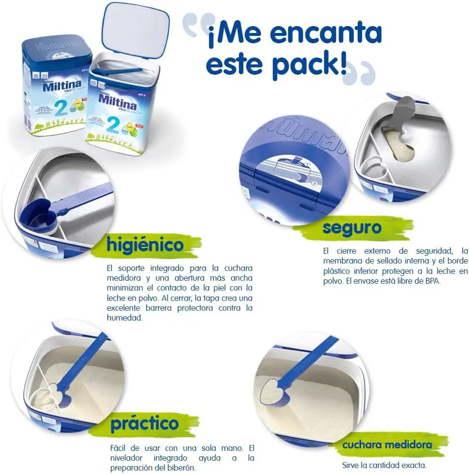 Miltina 2 Probalance -jatkomaitoseos, 800 g