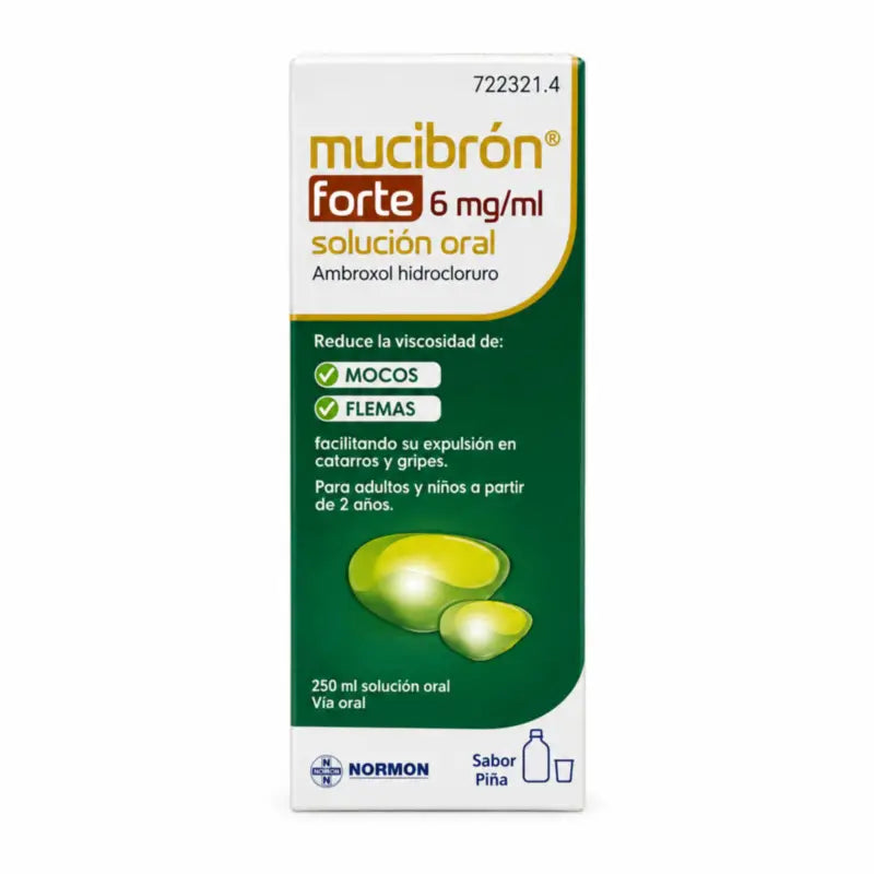 Mucibron Forte 6 mg/ml suun kautta otettava liuos 250 ml