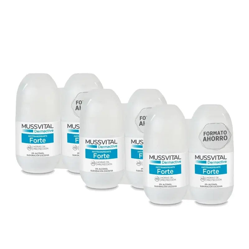 Mussvital Derma Deo Forte, 2 x 75 ml, 3 kpl:n pakkaus
