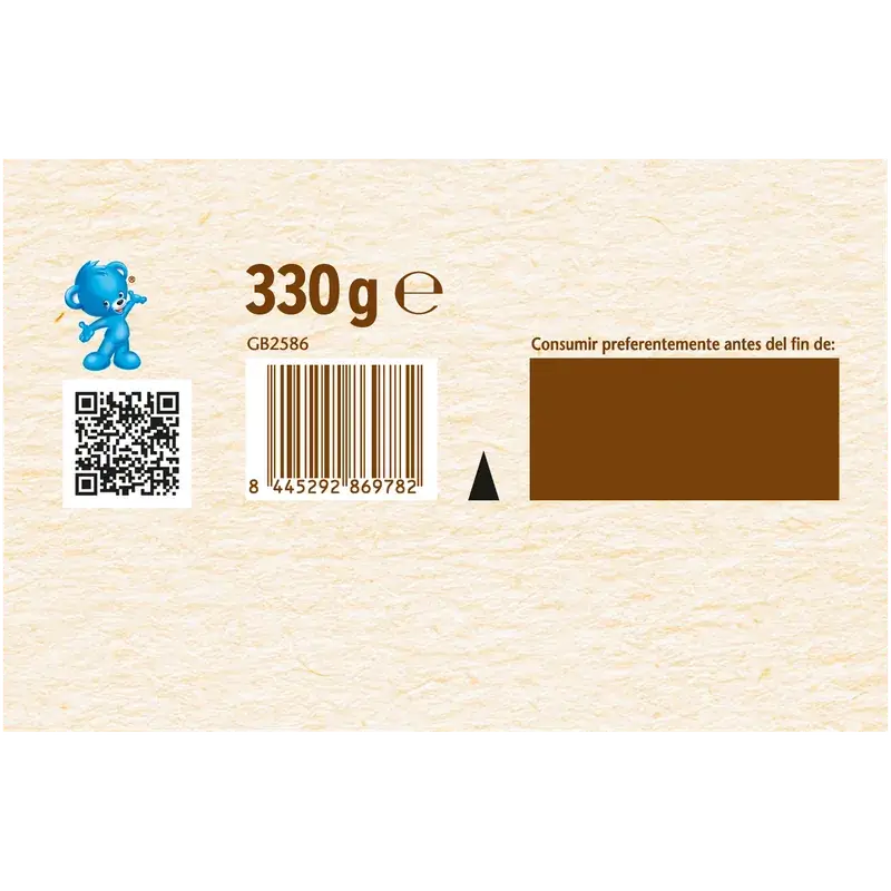 Nestlé 8-viljainen vauvanruoka, 0 % keksiä, 330 g
