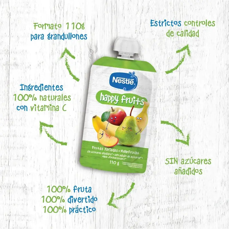 Nestlé Happy Fruits -sosepussi, 110 g