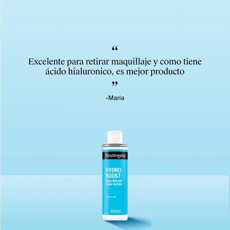 Neutrogena Hydro Boost -kasvojen meikinpoistomikrovesi, 400 ml