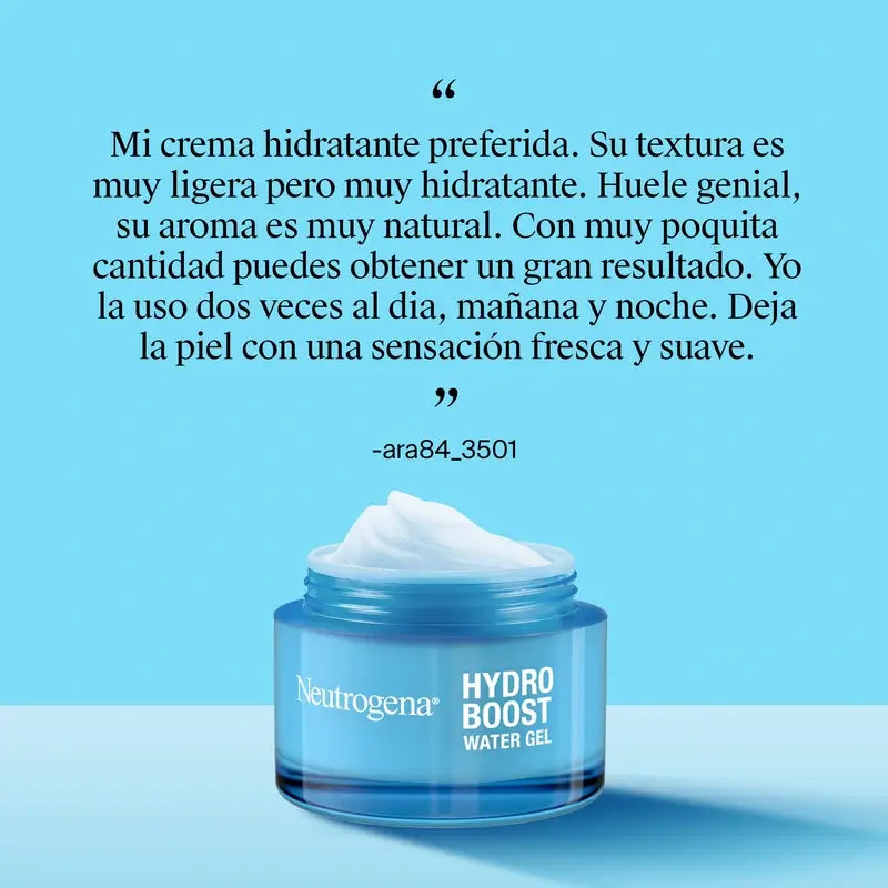 Neutrogena Hydro Boost -vesigeeli, kosteuttava kasvovoide normaalille ja sekaiholle, 50 ml