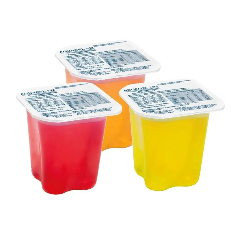 Aguagel Sitruunanmakuinen, 125 g x 24 kupillista, Cantabria Labs Nutrición Médica
