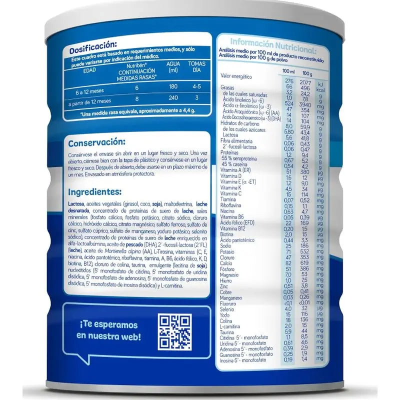 Nutribén Pro-Alfa 2 jatkomaitoseos, 4 x 800 g