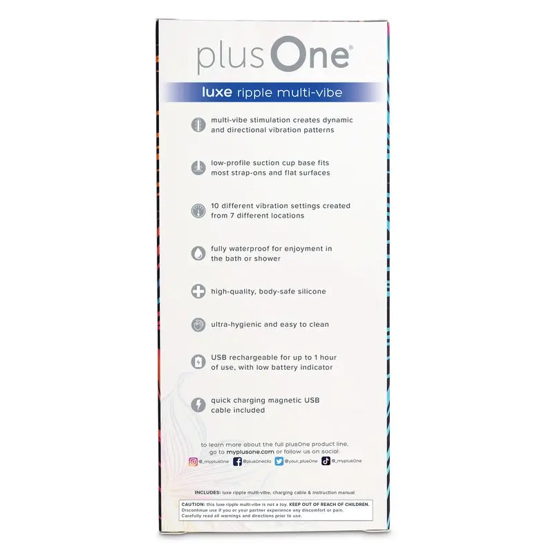 Plusone Luxe Ripple Multi-Vibe, 1 kpl