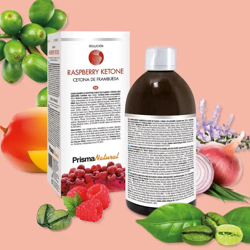 Prisma Natural Raspberry Ketone -liuos, 500 ml