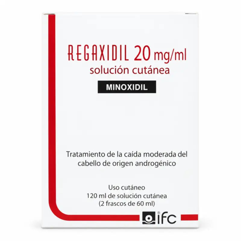 Regaxidil 20 mg/ml minoksidiili-ihonhoitoliuos, 2 pulloa à 60 ml