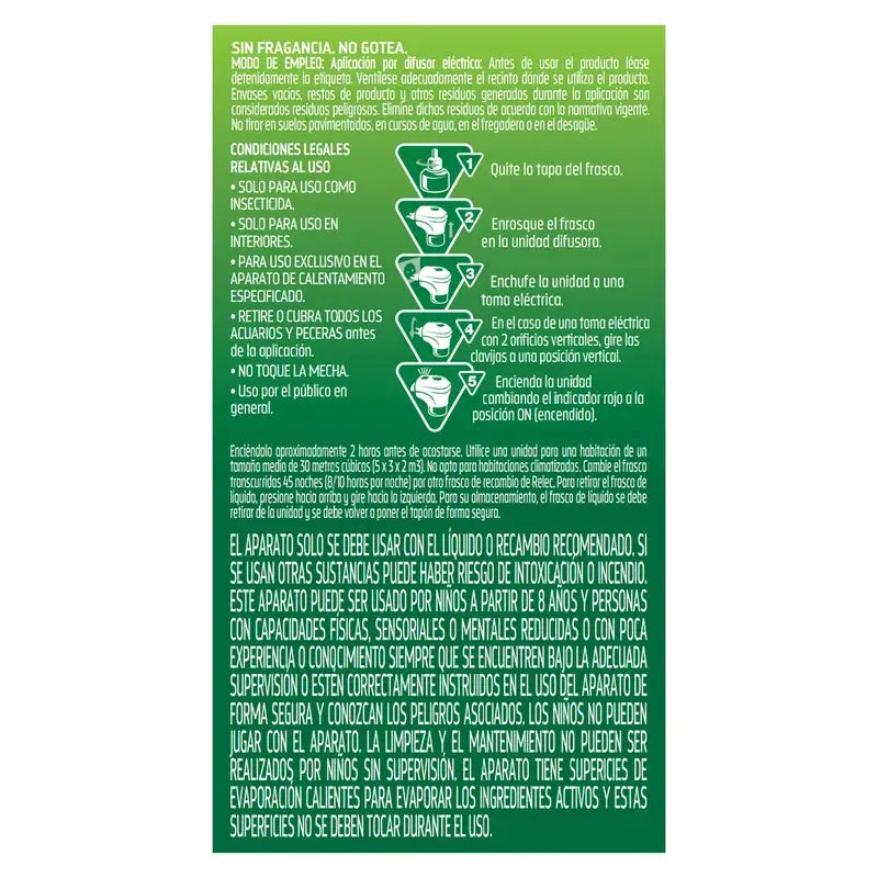Relec Päivä ja yö -sähköinen hyttyskarkotin ja hyttyskarkotineste, 35 ml