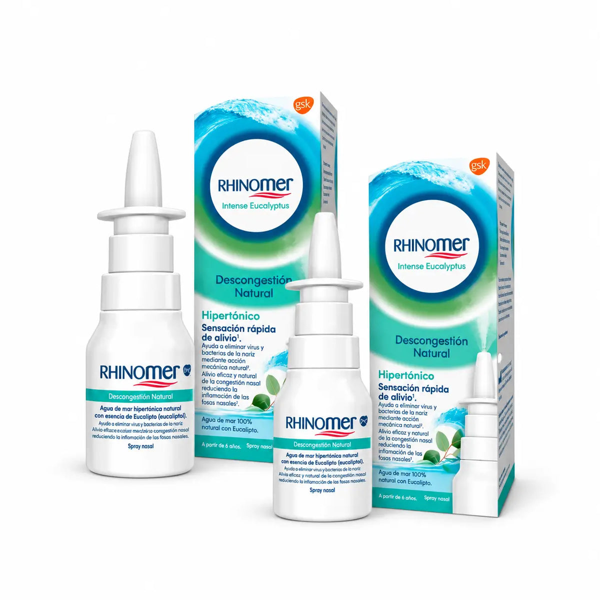 Rhinomer Eukalyptus-nenäsumute, 20 ml, 2 kpl:n pakkaus