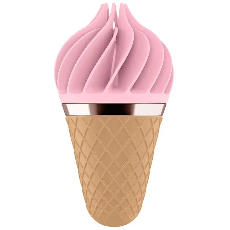 Satisfyer Spinnator Sweet Treat Spinnator, ruskea ja vaaleanpunainen