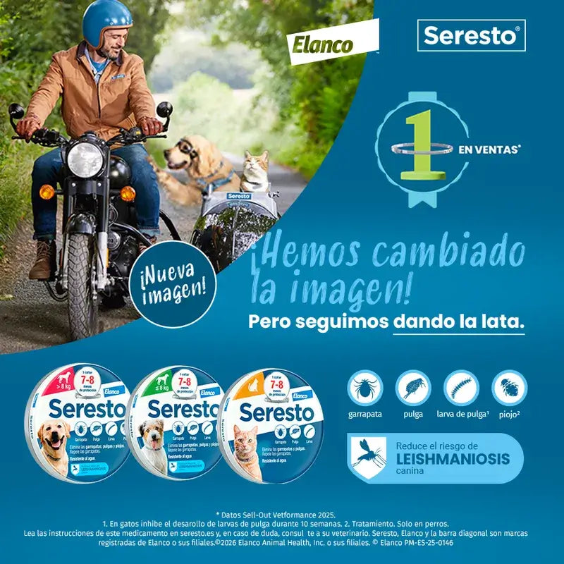 Seresto-kaulapanta koirille, yli 8 kg, suuri