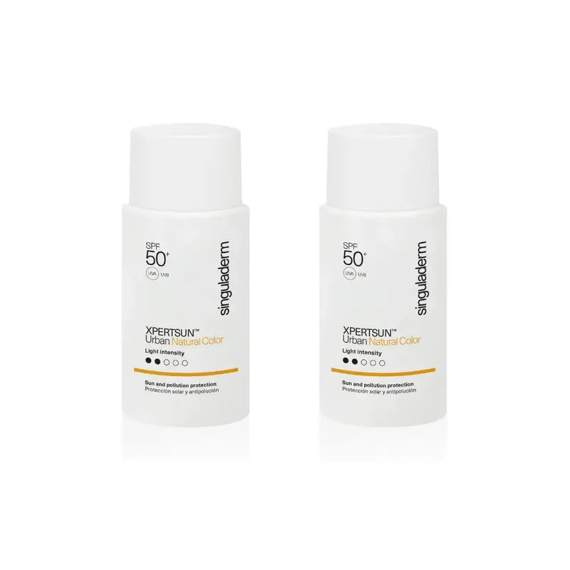 Singuladerm Xpertsun SPF50+ Urban Natural Color Light Intensity, 2 kpl
