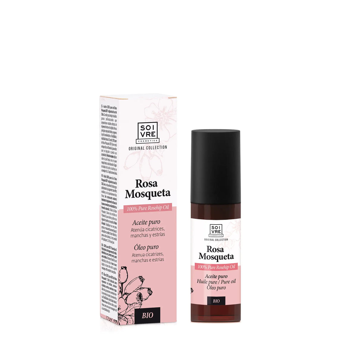 Soivre Luomu-ruusunmarjaöljy, Airless-pullo, 30 ml