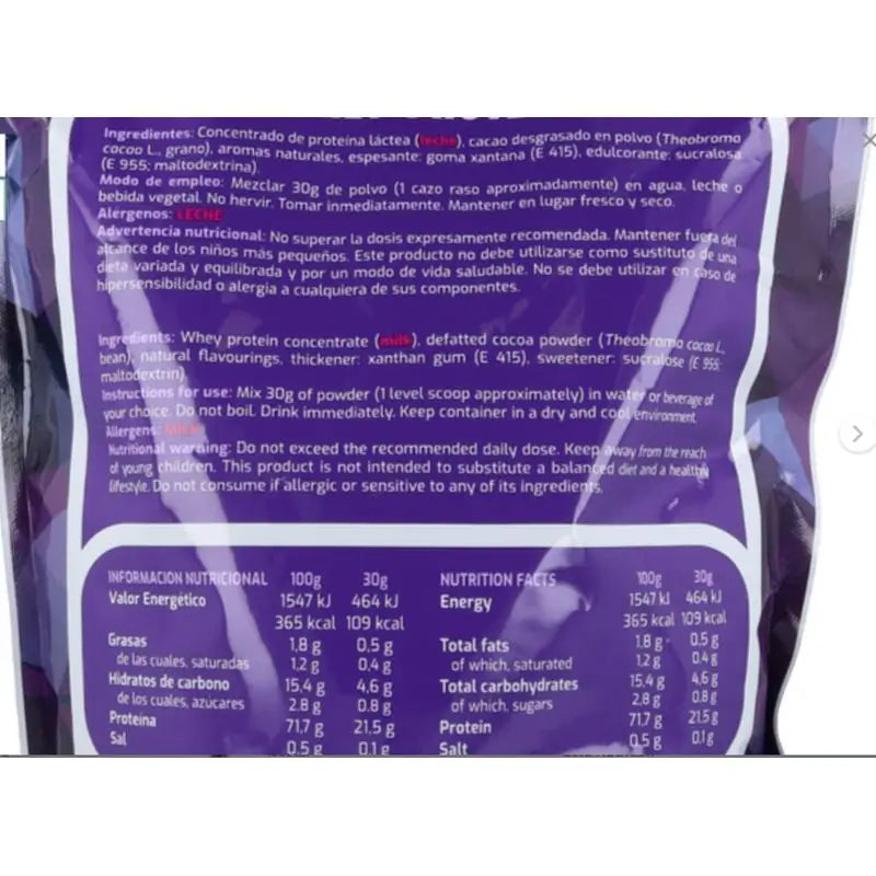 Sotya Proteinas Whey Protein Chocolate 1 kg.