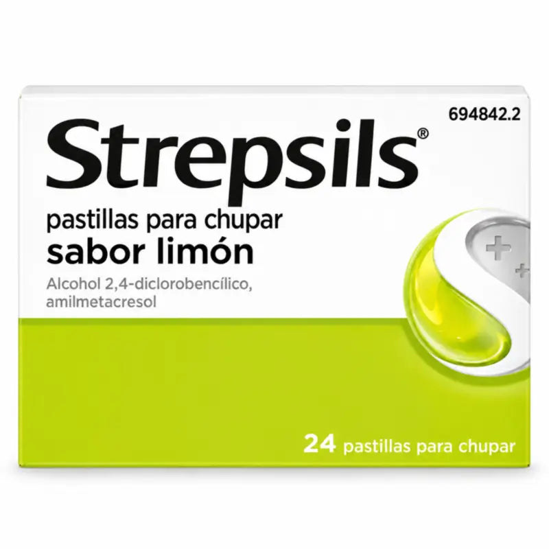 Strepsils Sitruuna, sokeriton, 24 imeskelytablettia