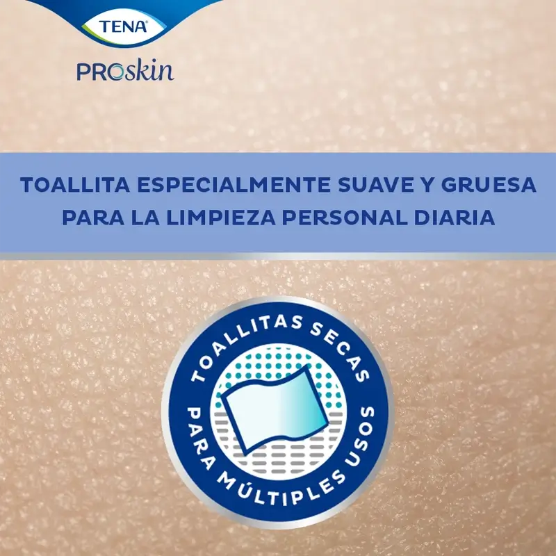 Tena Proskin kuivapyyhe, 135 kpl