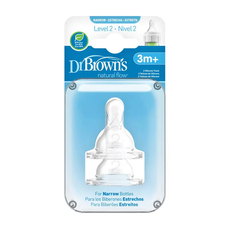 Dr.Brown's Teat Options+ Level 2 Standard, 2 units